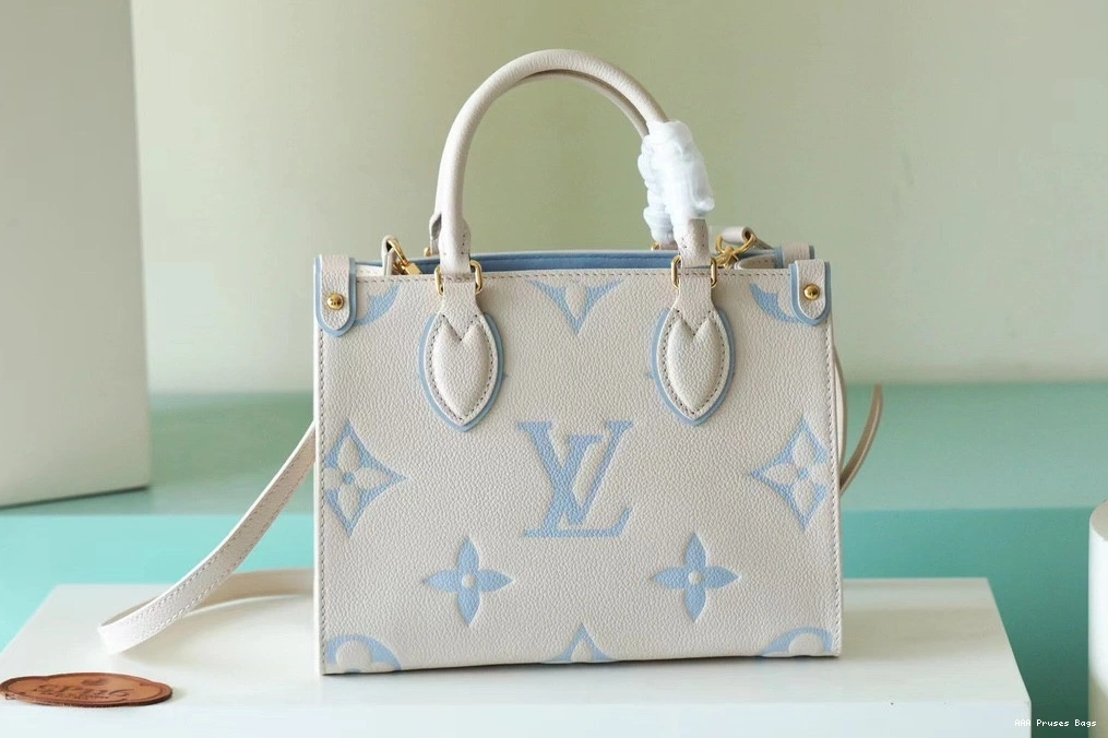 AAA Pruses Bags VUITTON ONTHEGO MM LOUIS 0824
